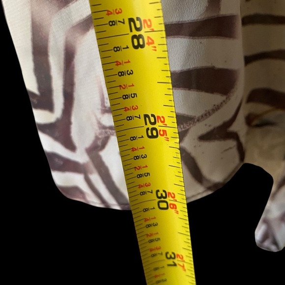 BECCA By Rebecca Virtue Beach Pool Resort Swim Zebra Tunic Cover Up SZ XS/S - Picture 8 of 10